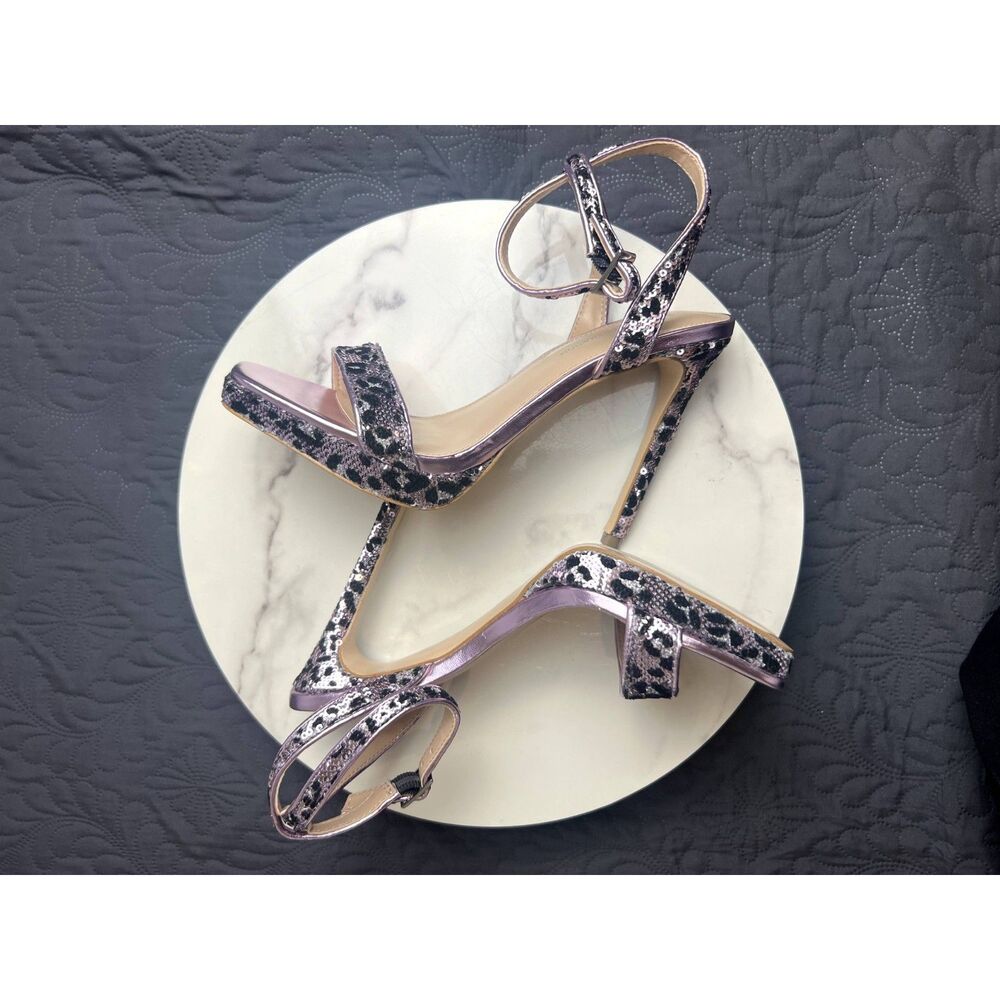 Bcbgeneration Cadence Sequin Platform Sandal Spec… - image 7